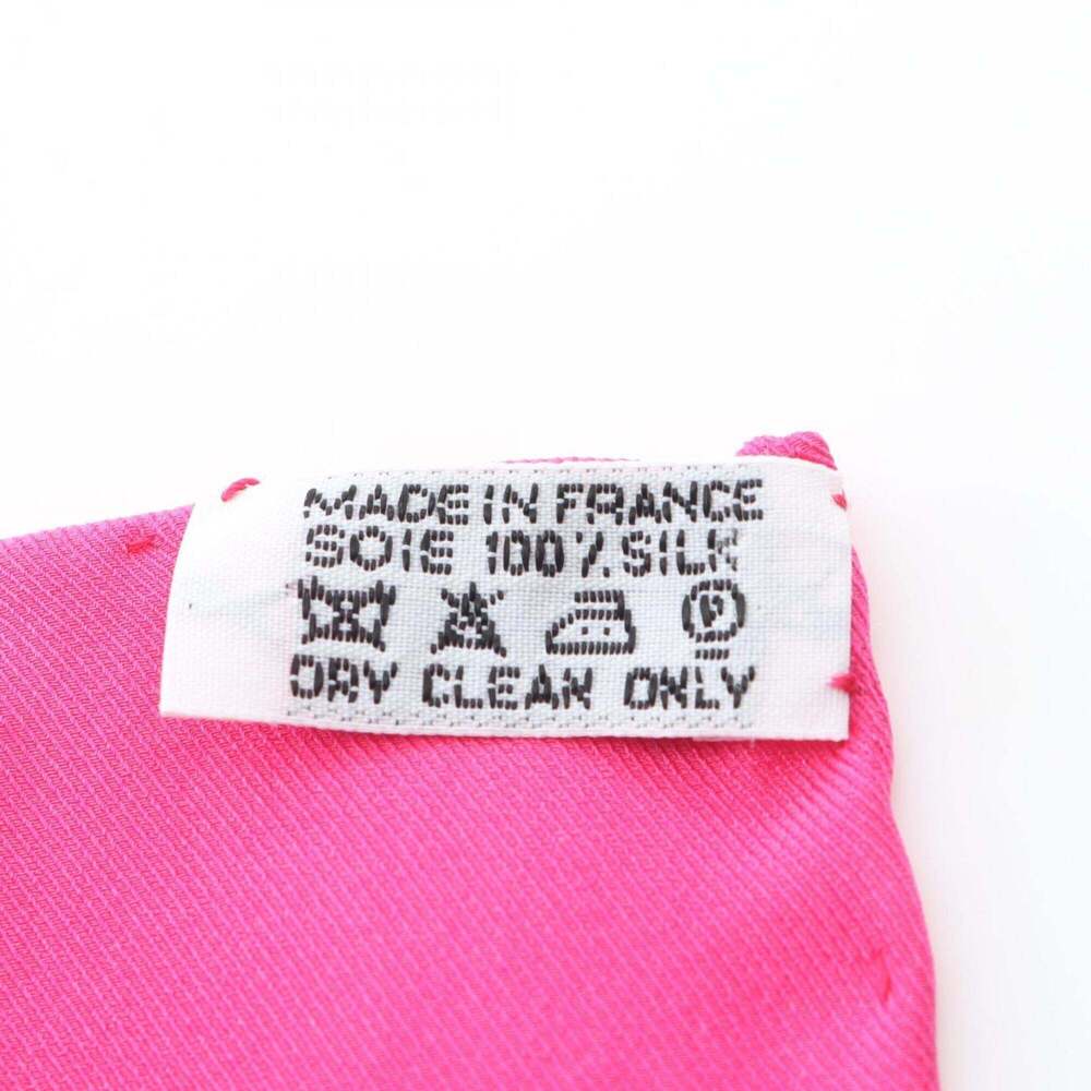 HERMES Authentic Pink Silk Scarf - Picture 3 of 3